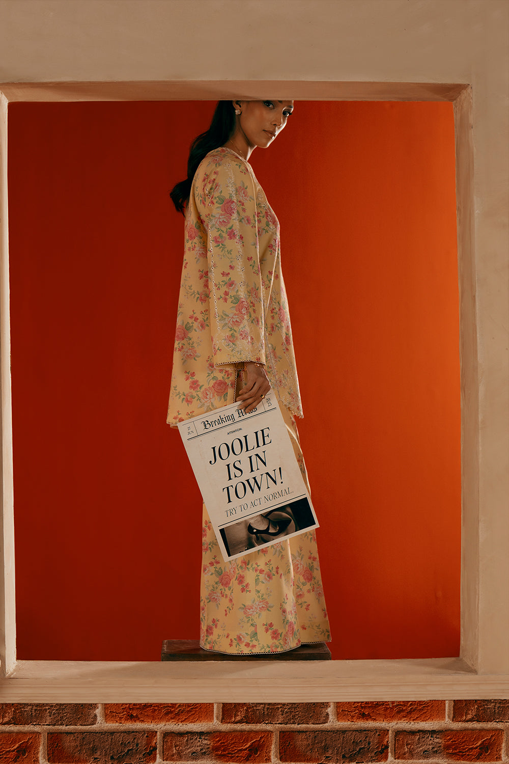 Saira Rizwan | Joolie Co ords | YELLOW-JBP25-01 - by Libasekhas UK - Registered Vendor of : Saira Rizwan - 100% Original Designer Dress