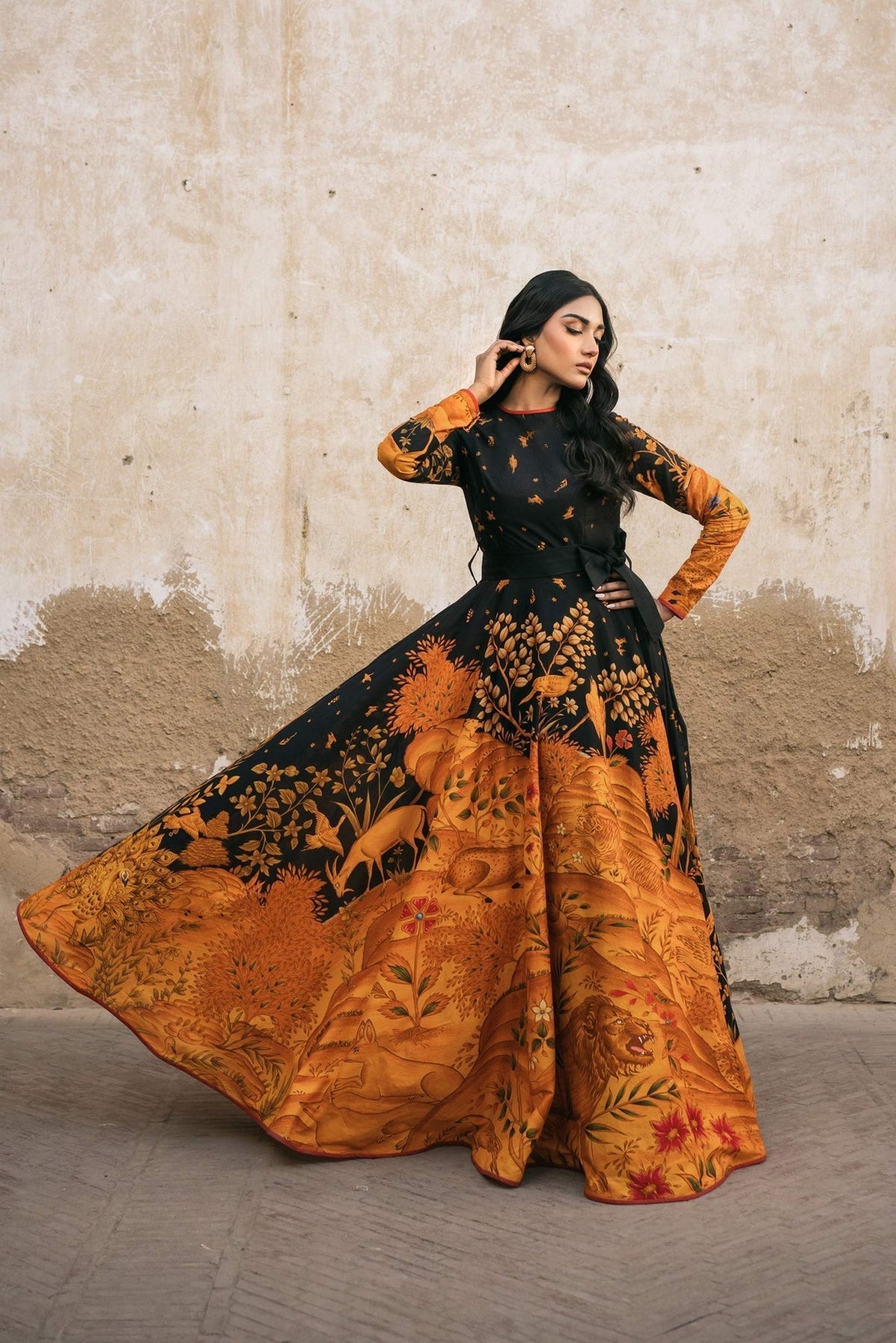 Fahad Hussayn | Lawn Banger | Baburnama - by - Libasekhas UK - Registered Vendor of : Fahad Hussayn - 100% Original Designer Dresss