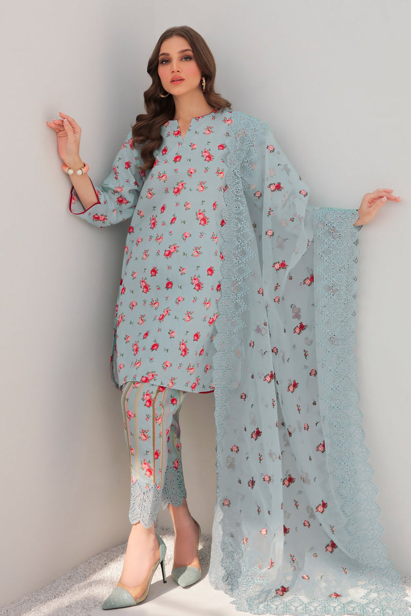 Baroque | Lawn Collection 24 | UF-305 - by - Libasekhas UK - Registered Vendor of : Baroque - 100% Original Designer Dresss