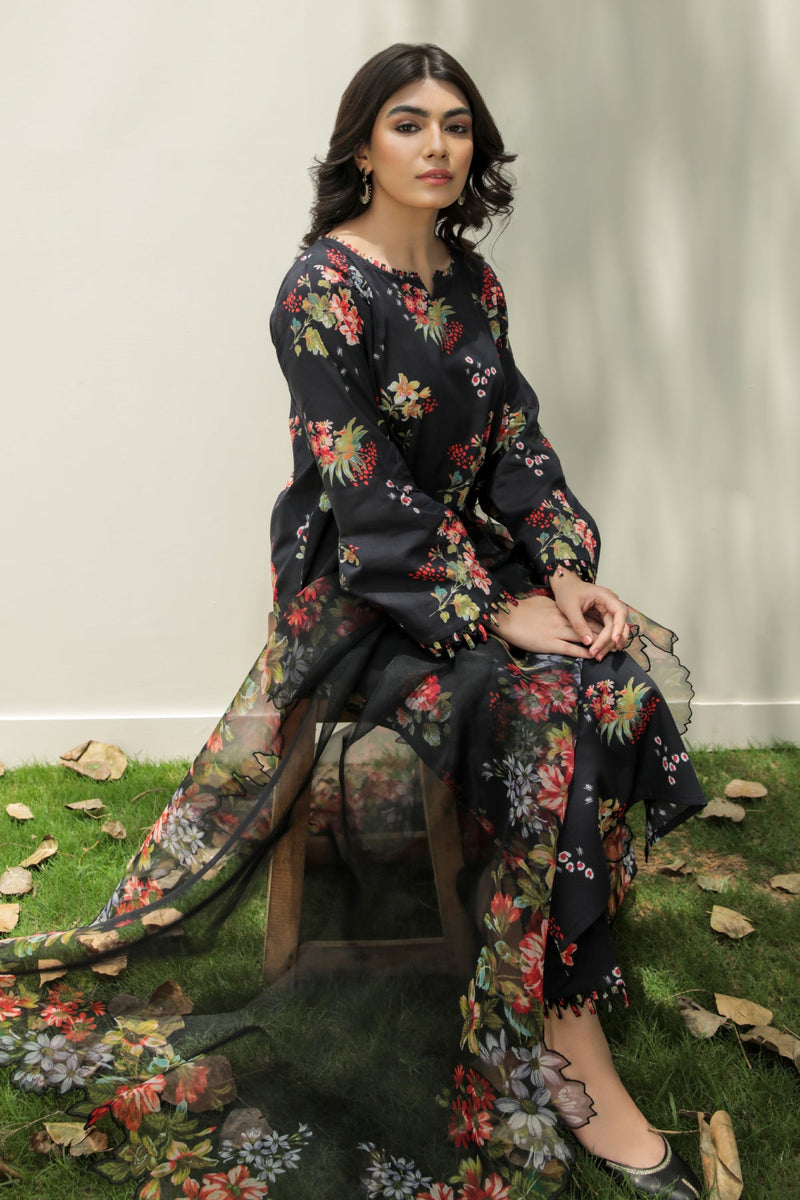 Baroque | Lawn Collection 24 | UF-208 - by - Libasekhas UK - Registered Vendor of : Baroque - 100% Original Designer Dresss