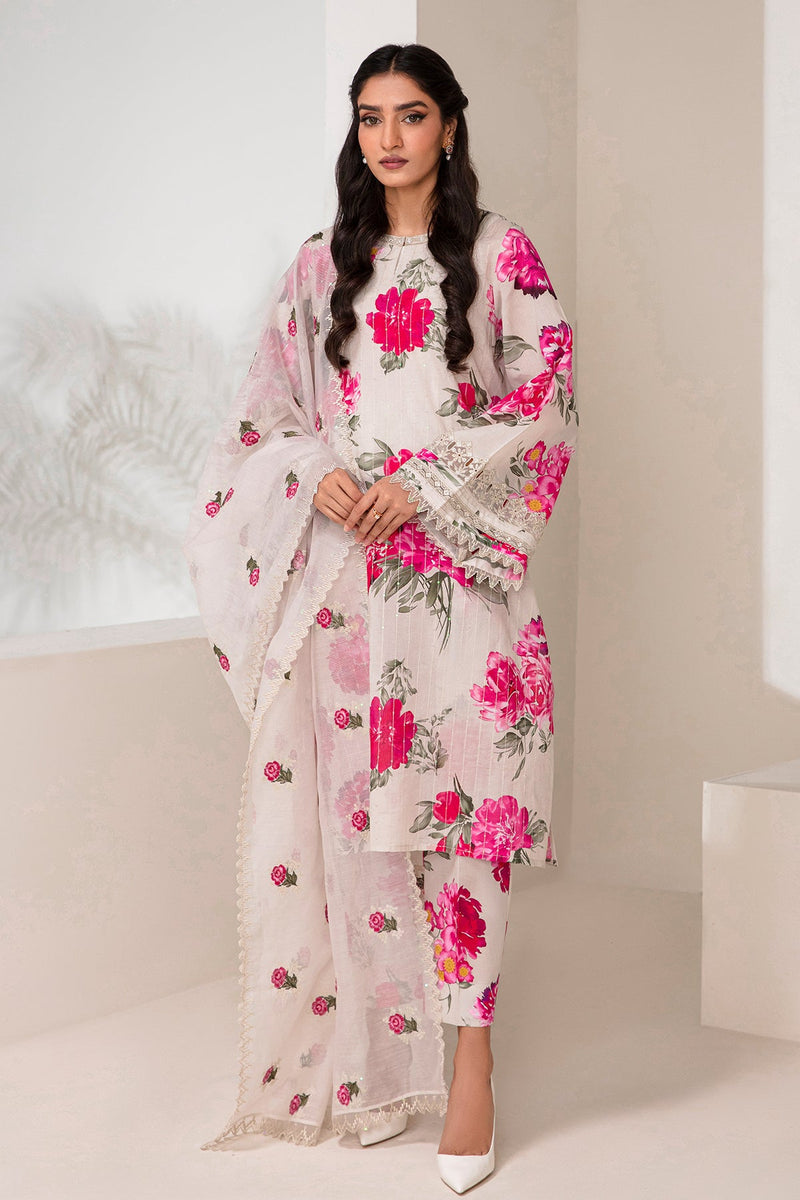 Baroque | Lawn Collection 24 | UF-347 - by - Libasekhas UK - Registered Vendor of : Baroque - 100% Original Designer Dresss