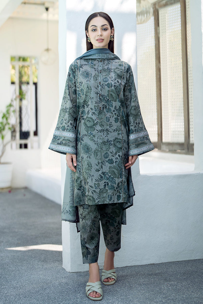 Baroque | Lawn Collection 24 | UF-551 - by - Libasekhas UK - Registered Vendor of : Baroque - 100% Original Designer Dresss