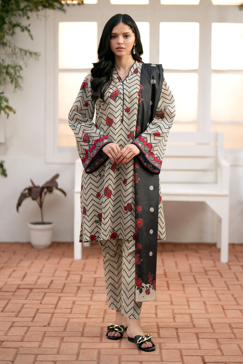 Baroque | Lawn Collection 24 | UF-539 - by - Libasekhas UK - Registered Vendor of : Baroque - 100% Original Designer Dresss