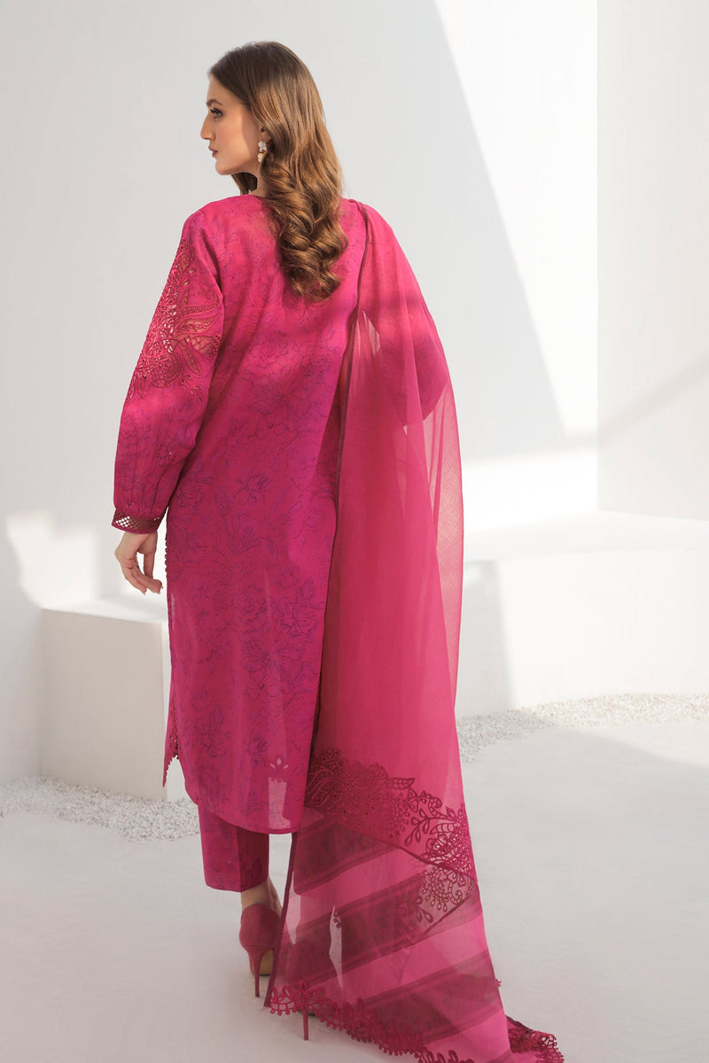 Baroque | Lawn Collection 24 | UF-308 - by - Libasekhas UK - Registered Vendor of : Baroque - 100% Original Designer Dresss