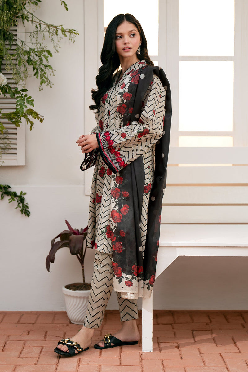 Baroque | Lawn Collection 24 | UF-539 - by - Libasekhas UK - Registered Vendor of : Baroque - 100% Original Designer Dresss