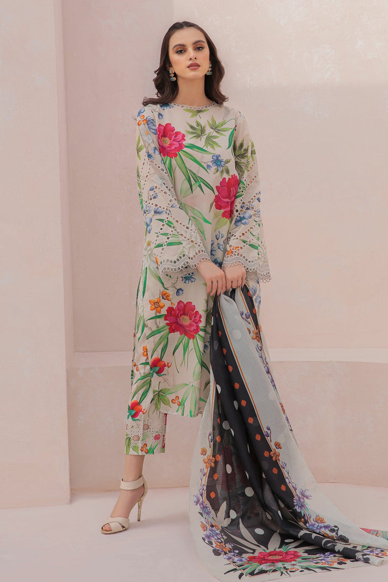 Baroque | Lawn Collection 24 | UF-332 - by - Libasekhas UK - Registered Vendor of : Baroque - 100% Original Designer Dresss