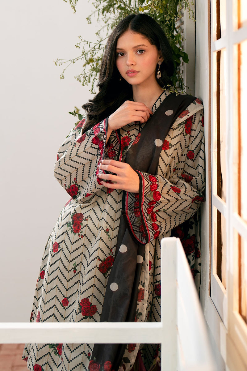 Baroque | Lawn Collection 24 | UF-539 - by - Libasekhas UK - Registered Vendor of : Baroque - 100% Original Designer Dresss