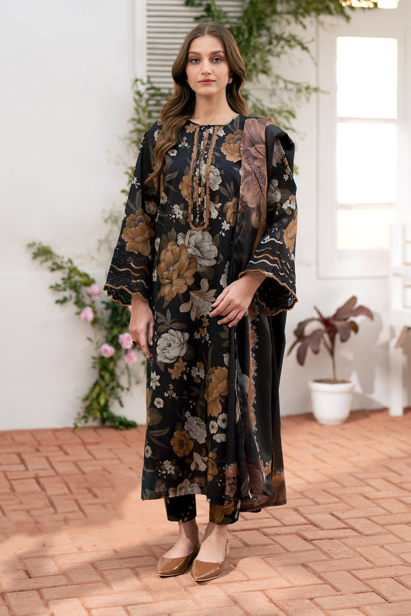 Baroque | Lawn Collection 24 | UF-540 - by - Libasekhas UK - Registered Vendor of : Baroque - 100% Original Designer Dresss