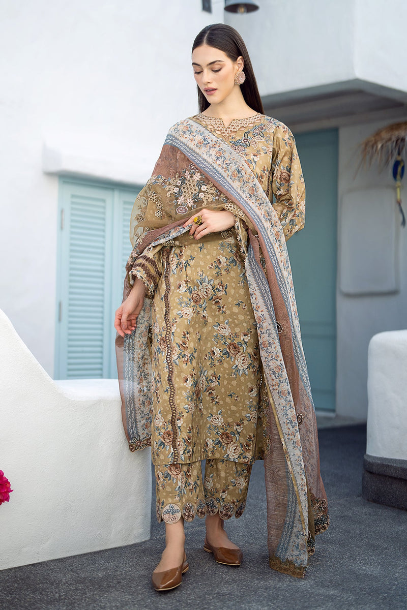 Baroque | Lawn Collection 24 | UF-553 - by - Libasekhas UK - Registered Vendor of : Baroque - 100% Original Designer Dresss
