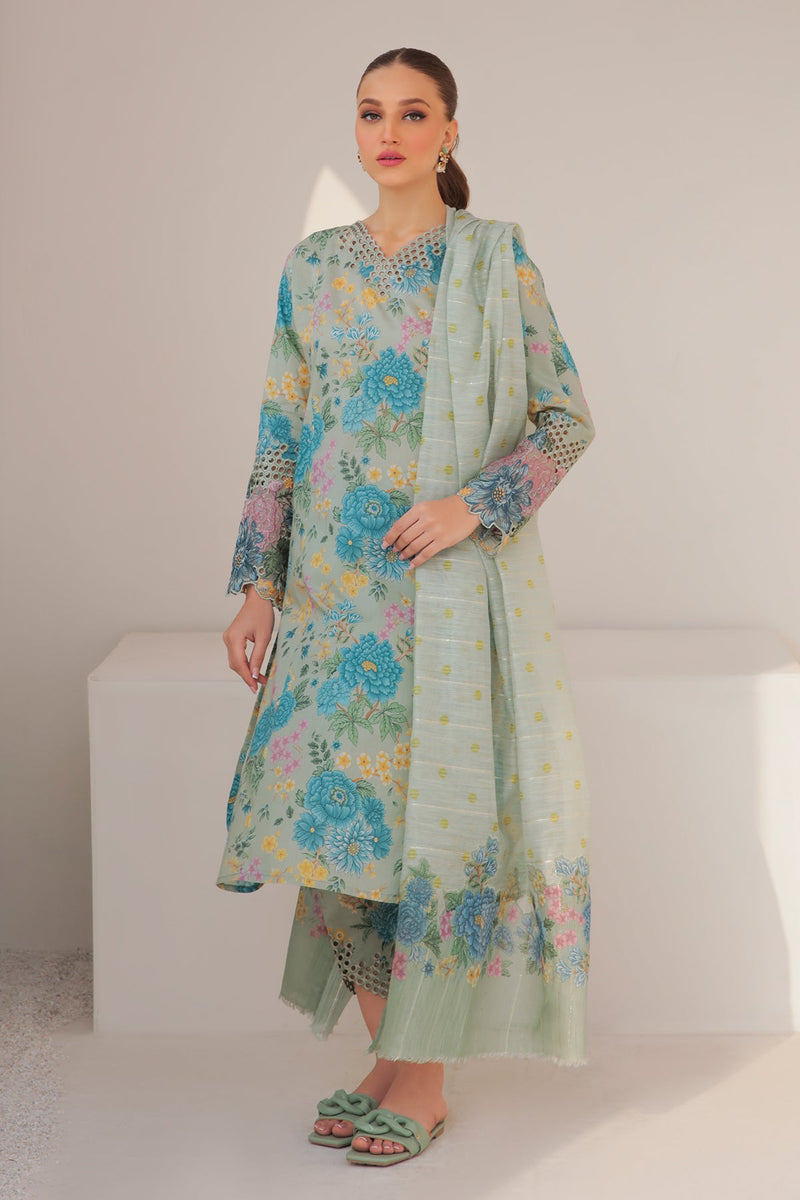 Baroque | Lawn Collection 24 | UF-310 - by - Libasekhas UK - Registered Vendor of : Baroque - 100% Original Designer Dresss