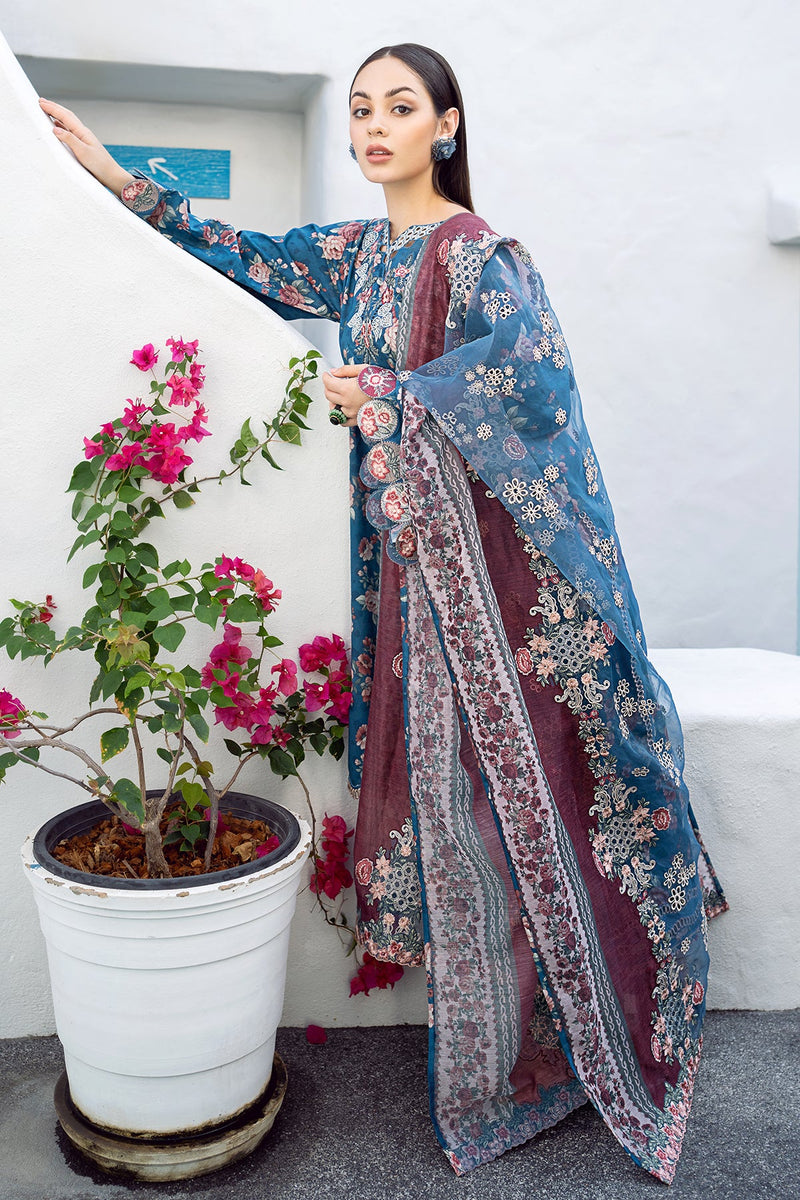 Baroque | Lawn Collection 24 | UF-554 - by - Libasekhas UK - Registered Vendor of : Baroque - 100% Original Designer Dresss