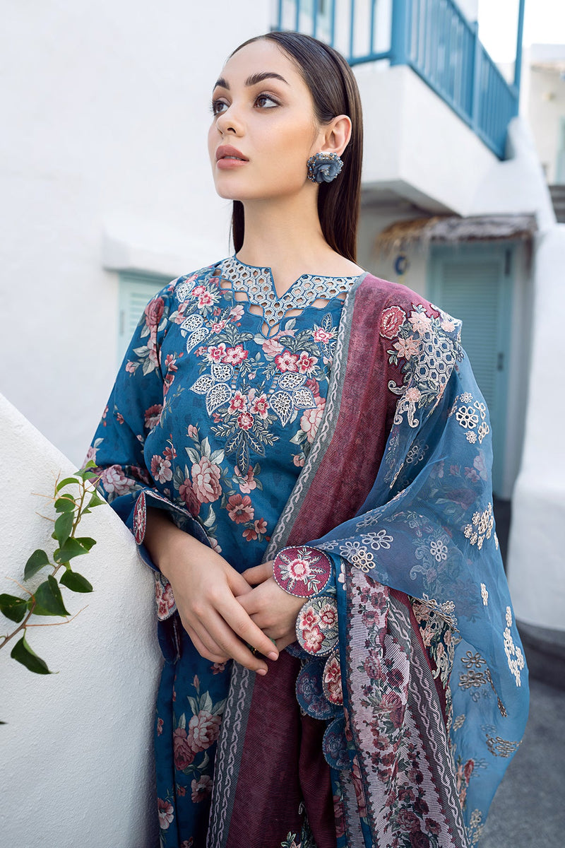 Baroque | Lawn Collection 24 | UF-554 - by - Libasekhas UK - Registered Vendor of : Baroque - 100% Original Designer Dresss