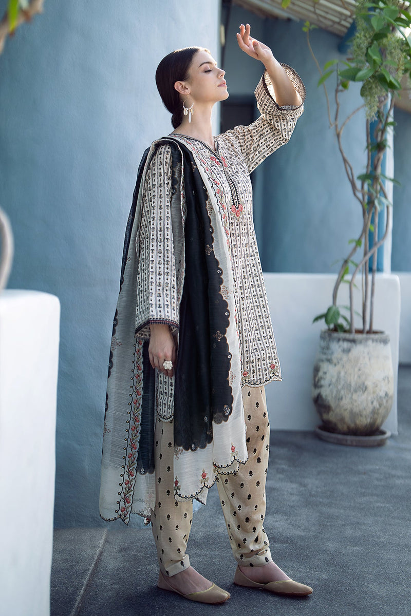 Baroque | Lawn Collection 24 | UF-555 - by - Libasekhas UK - Registered Vendor of : Baroque - 100% Original Designer Dresss