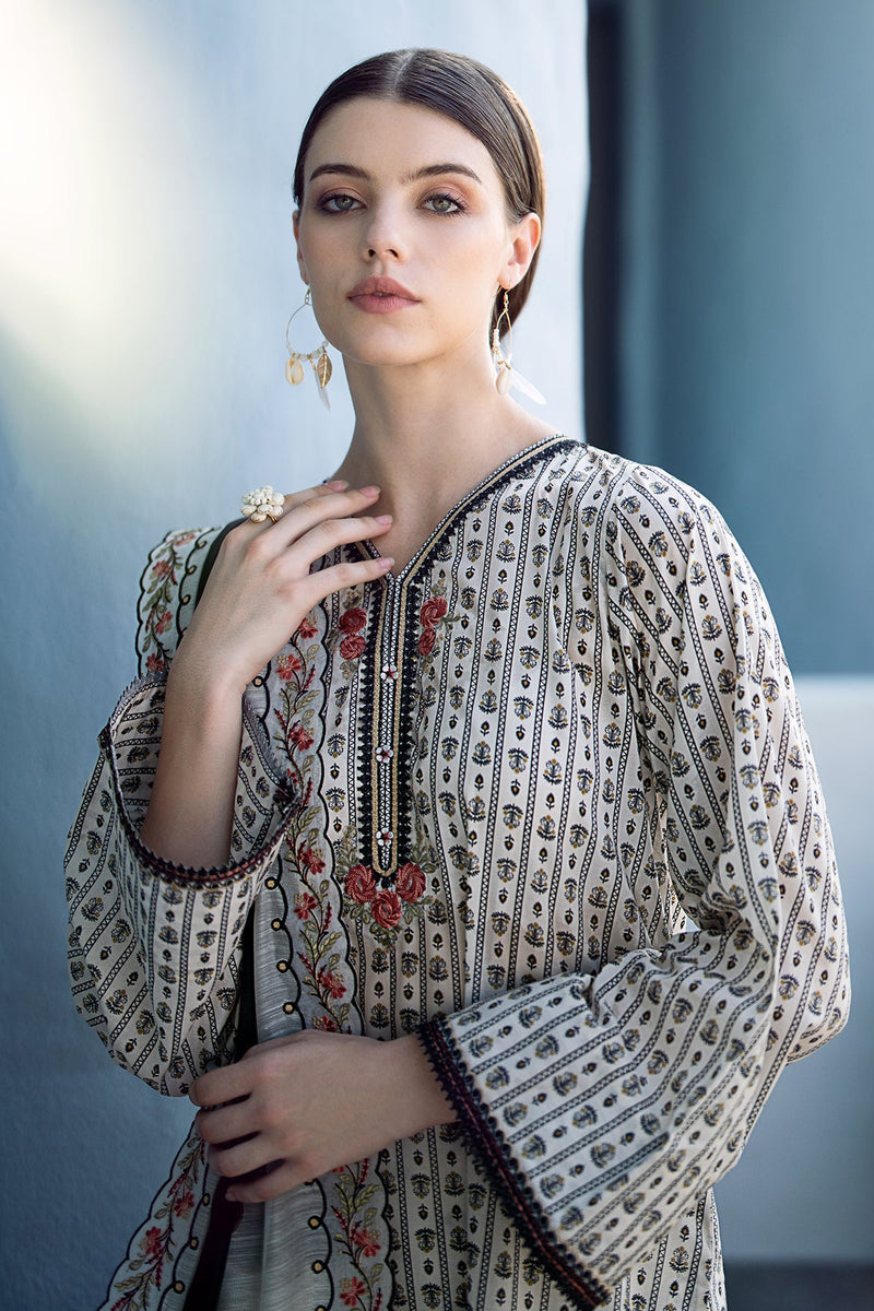 Baroque | Lawn Collection 24 | UF-555 - by - Libasekhas UK - Registered Vendor of : Baroque - 100% Original Designer Dresss
