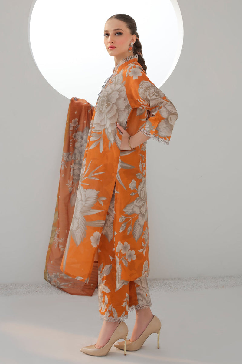 Baroque | Lawn Collection 24 | UF-312 - by - Libasekhas UK - Registered Vendor of : Baroque - 100% Original Designer Dresss