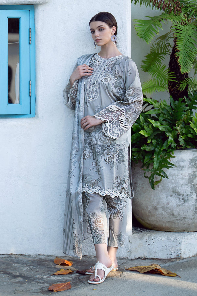 Baroque | Lawn Collection 24 | UF-557 - by - Libasekhas UK - Registered Vendor of : Baroque - 100% Original Designer Dresss