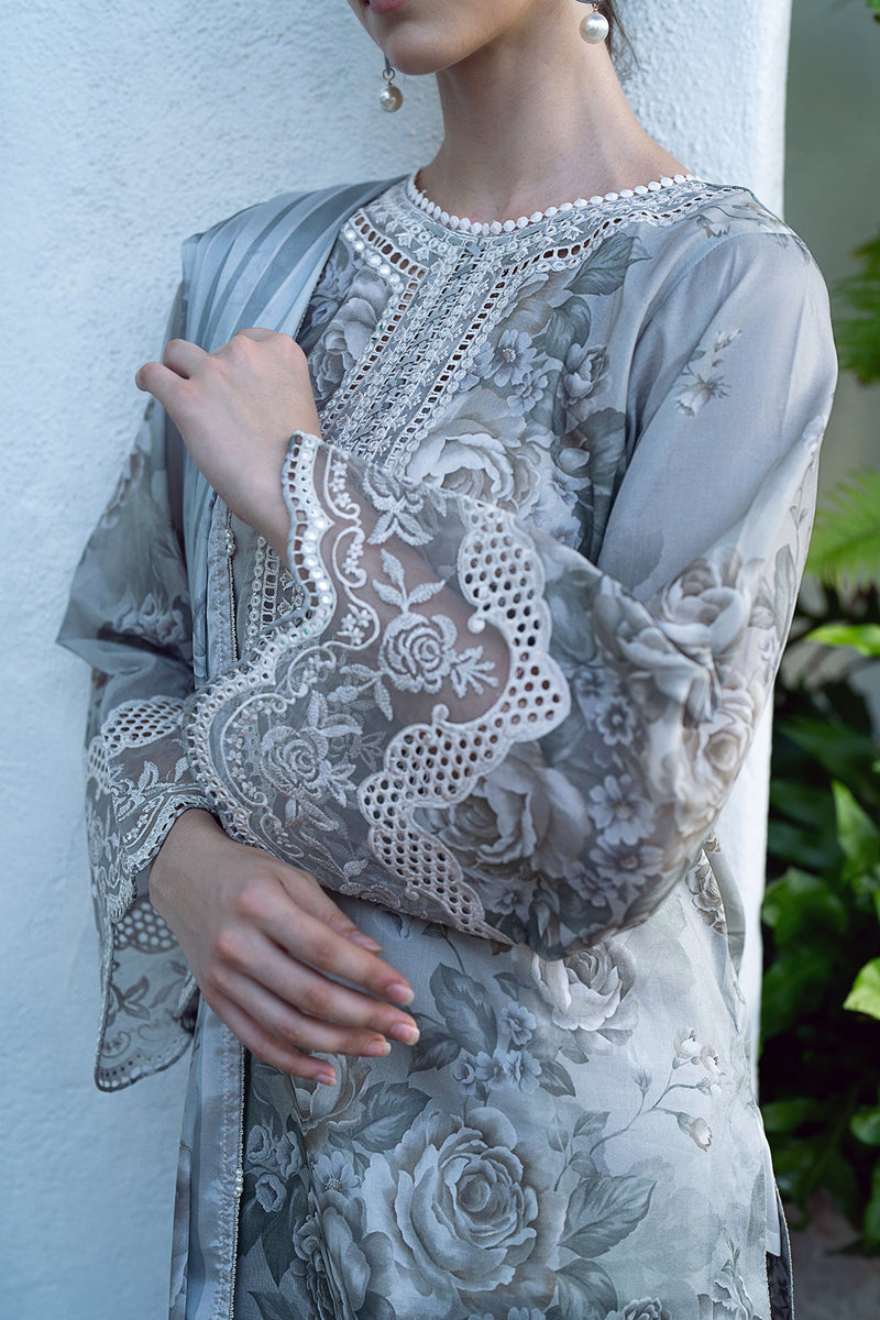 Baroque | Lawn Collection 24 | UF-557 - by - Libasekhas UK - Registered Vendor of : Baroque - 100% Original Designer Dresss
