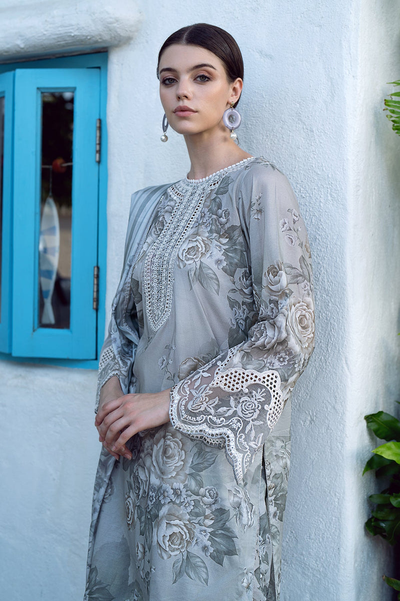 Baroque | Lawn Collection 24 | UF-557 - by - Libasekhas UK - Registered Vendor of : Baroque - 100% Original Designer Dresss
