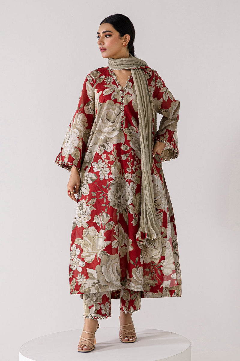 Baroque | Lawn Collection 24 | UF-378 - by - Libasekhas UK - Registered Vendor of : Baroque - 100% Original Designer Dresss