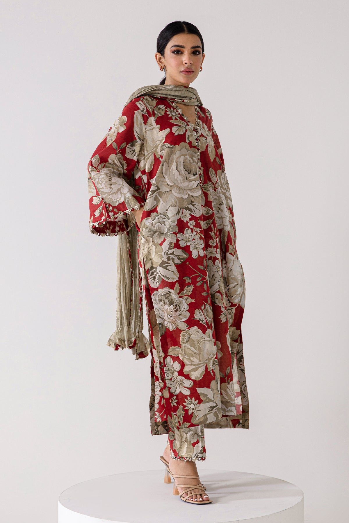 Baroque | Lawn Collection 24 | UF-378 - by - Libasekhas UK - Registered Vendor of : Baroque - 100% Original Designer Dresss