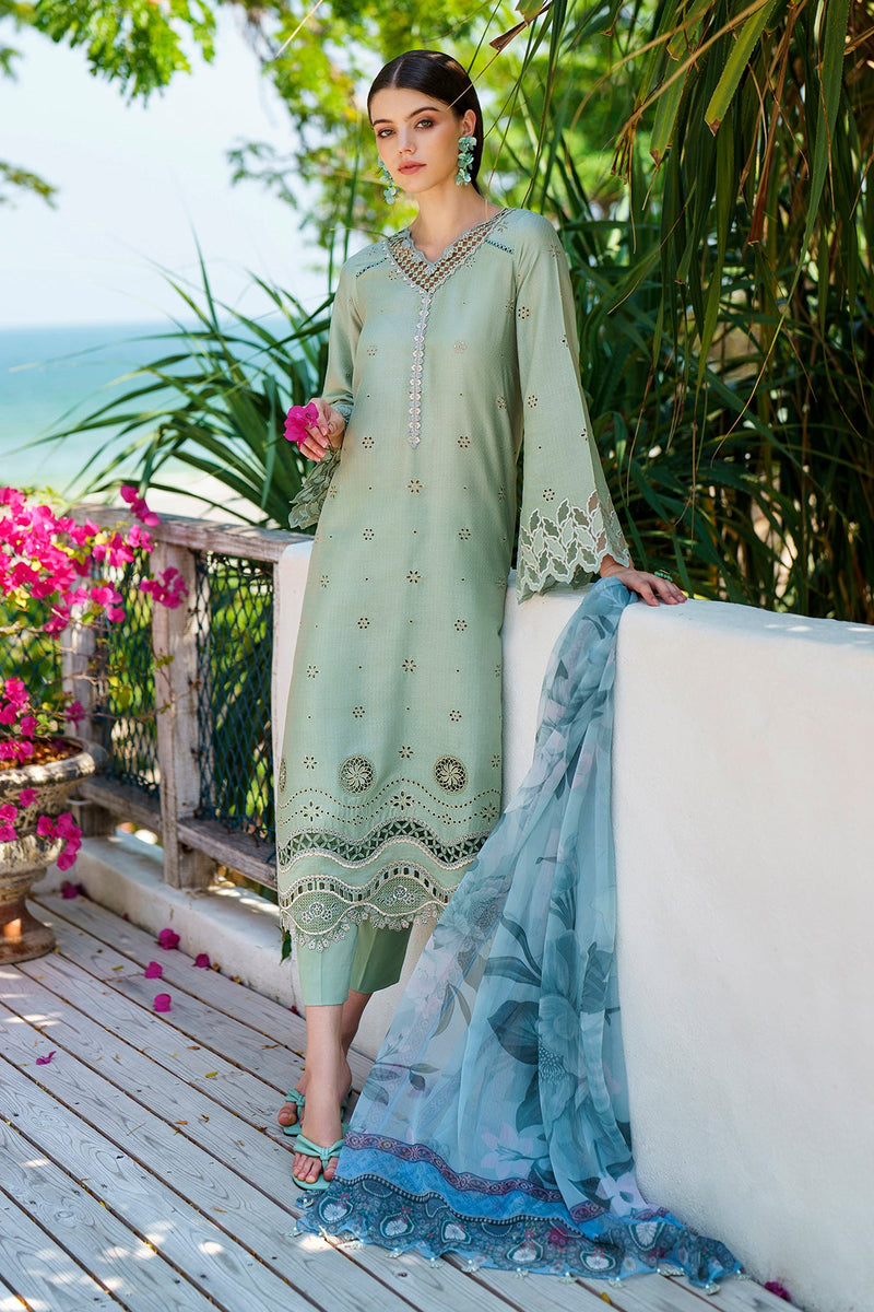 Baroque | Lawn Collection 24 | UF-565 - by - Libasekhas UK - Registered Vendor of : Baroque - 100% Original Designer Dresss