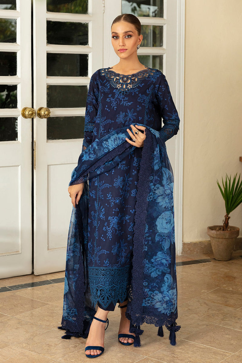 Baroque | Lawn Collection 24 | UF-380 - by - Libasekhas UK - Registered Vendor of : Baroque - 100% Original Designer Dresss