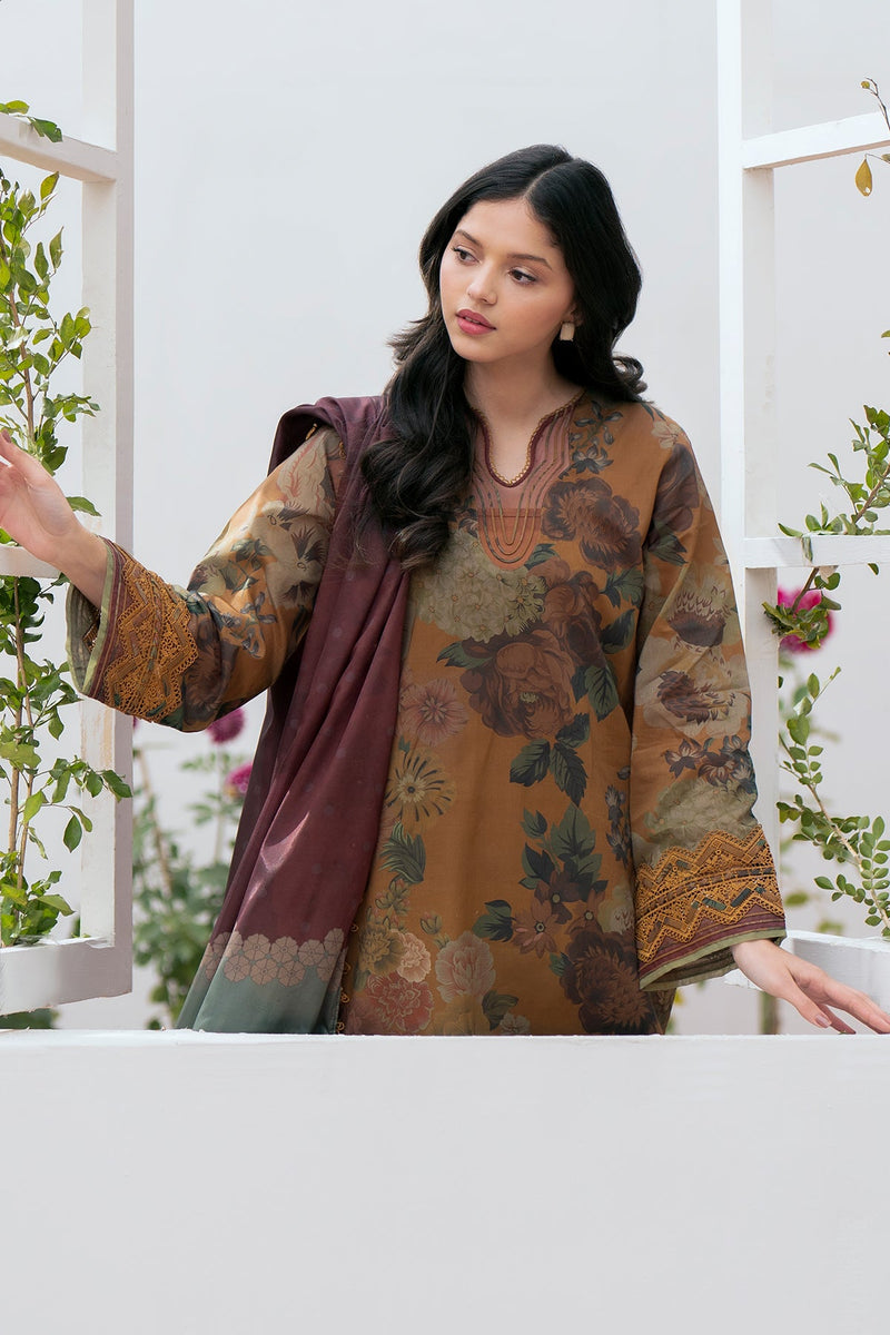 Baroque | Lawn Collection 24 | UF-530 - by - Libasekhas UK - Registered Vendor of : Baroque - 100% Original Designer Dresss