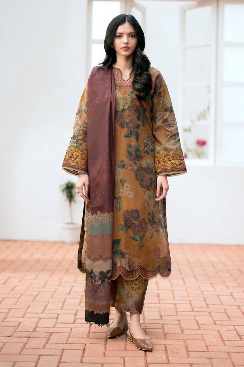 Baroque | Lawn Collection 24 | UF-530 - by - Libasekhas UK - Registered Vendor of : Baroque - 100% Original Designer Dresss