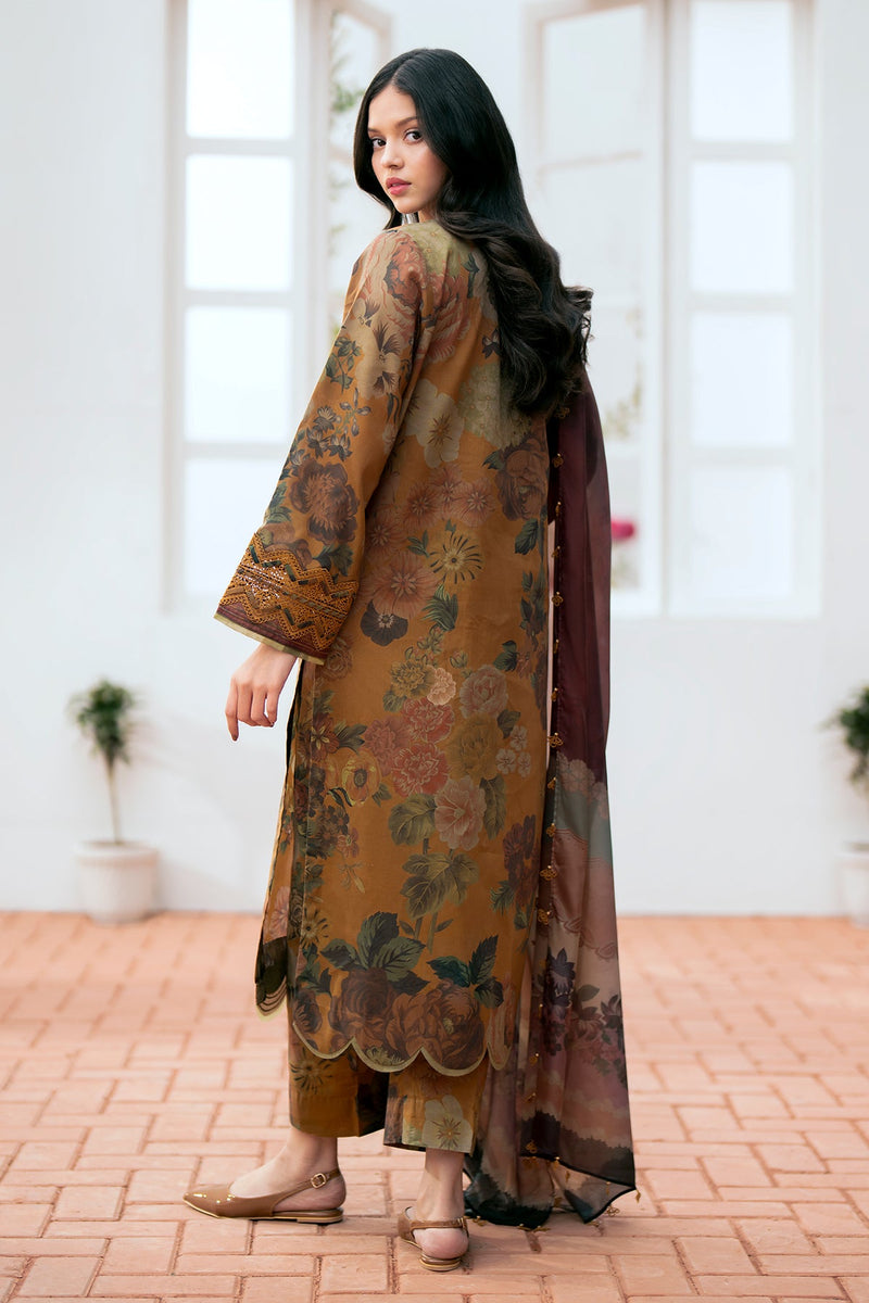 Baroque | Lawn Collection 24 | UF-530 - by - Libasekhas UK - Registered Vendor of : Baroque - 100% Original Designer Dresss