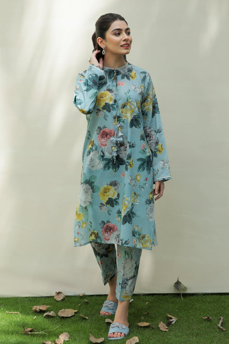 Baroque | Lawn Collection 24 | UF-211 - by - Libasekhas UK - Registered Vendor of : Baroque - 100% Original Designer Dresss