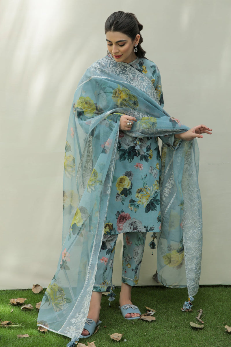 Baroque | Lawn Collection 24 | UF-211 - by - Libasekhas UK - Registered Vendor of : Baroque - 100% Original Designer Dresss