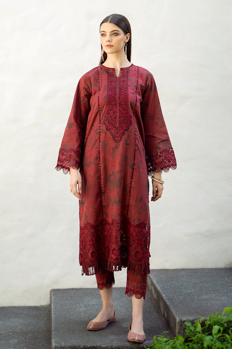 Baroque | Lawn Collection 24 | UF-545 - by - Libasekhas UK - Registered Vendor of : Baroque - 100% Original Designer Dresss