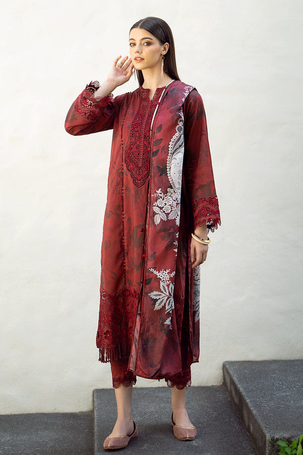 Baroque | Lawn Collection 24 | UF-545 - by - Libasekhas UK - Registered Vendor of : Baroque - 100% Original Designer Dresss