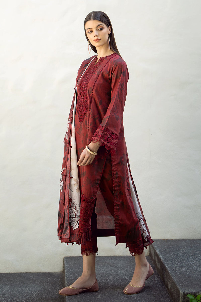 Baroque | Lawn Collection 24 | UF-545 - by - Libasekhas UK - Registered Vendor of : Baroque - 100% Original Designer Dresss