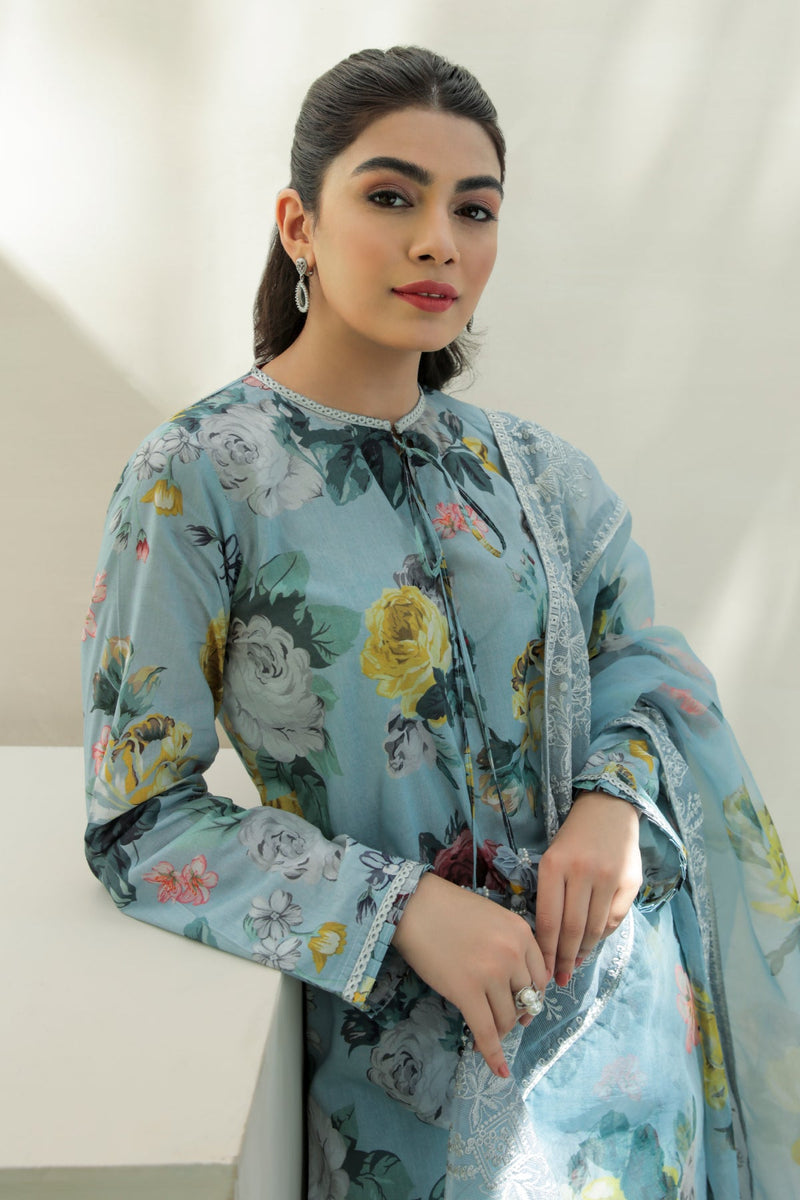 Baroque | Lawn Collection 24 | UF-211 - by - Libasekhas UK - Registered Vendor of : Baroque - 100% Original Designer Dresss