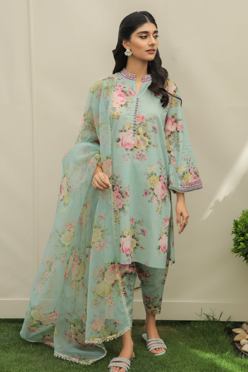 Baroque | Lawn Collection 24 | UF-215 - by - Libasekhas UK - Registered Vendor of : Baroque - 100% Original Designer Dresss