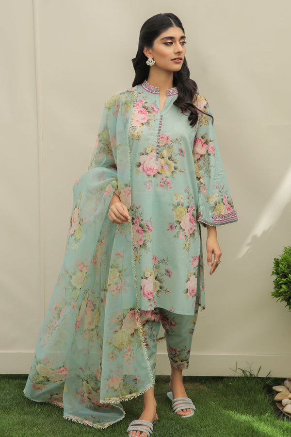Baroque | Lawn Collection 24 | UF-215 - by - Libasekhas UK - Registered Vendor of : Baroque - 100% Original Designer Dresss
