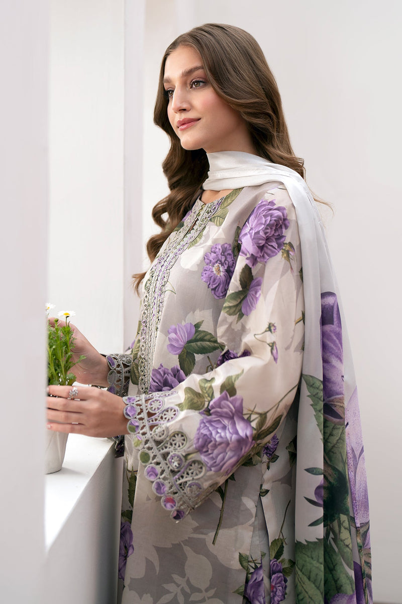 Baroque | Lawn Collection 24 | UF-531 - by - Libasekhas UK - Registered Vendor of : Baroque - 100% Original Designer Dresss