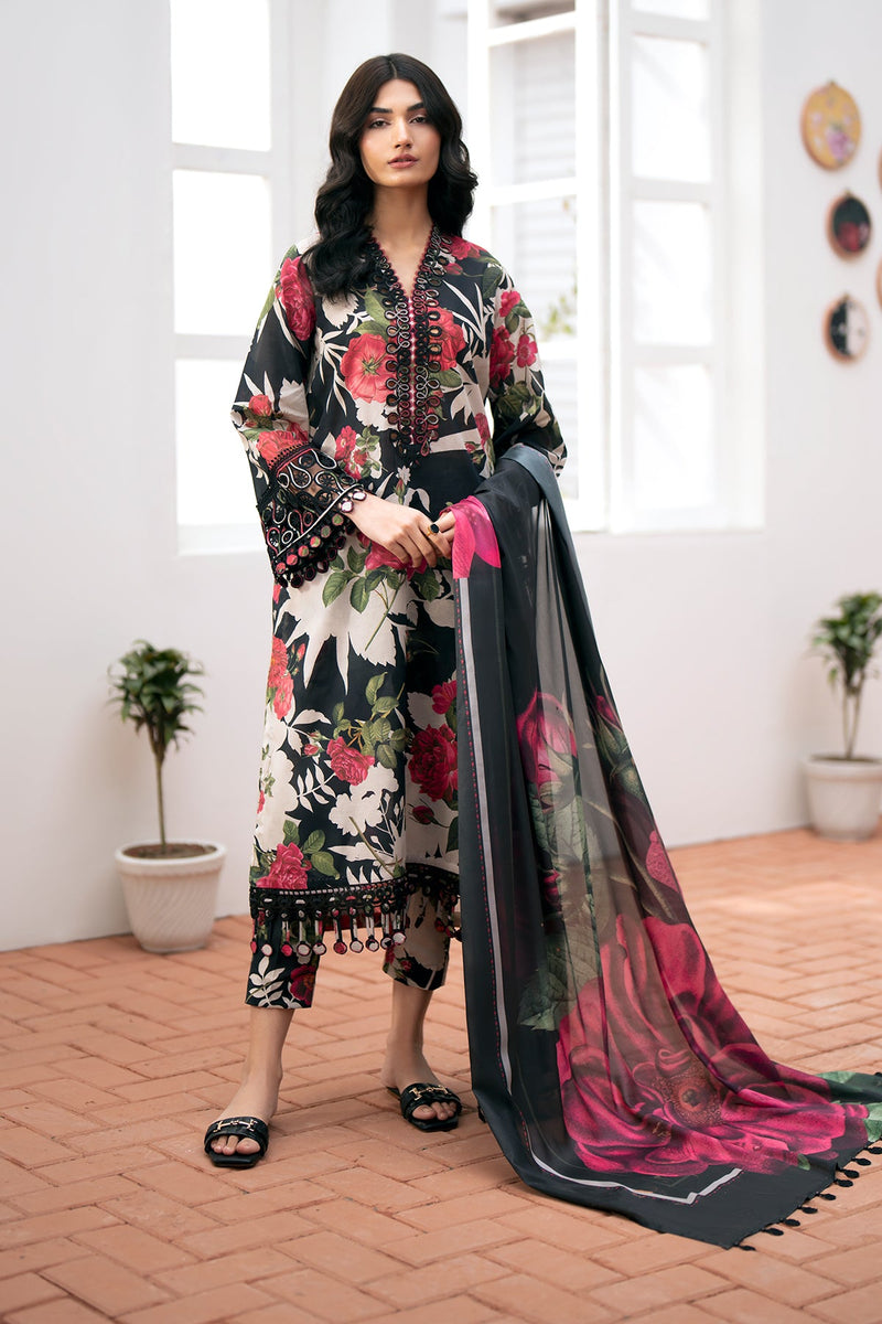Baroque | Lawn Collection 24 | UF-532 - by - Libasekhas UK - Registered Vendor of : Baroque - 100% Original Designer Dresss
