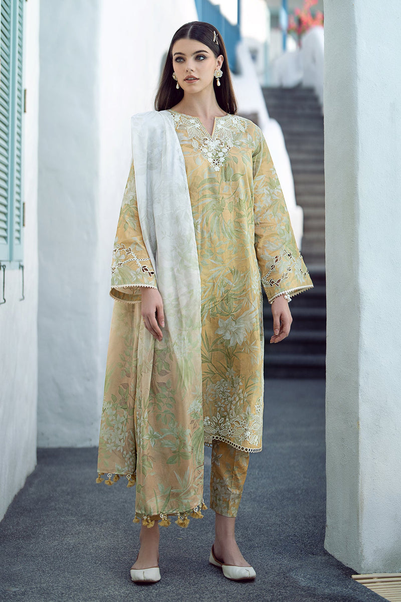 Baroque | Lawn Collection 24 | UF-542 - by - Libasekhas UK - Registered Vendor of : Baroque - 100% Original Designer Dresss