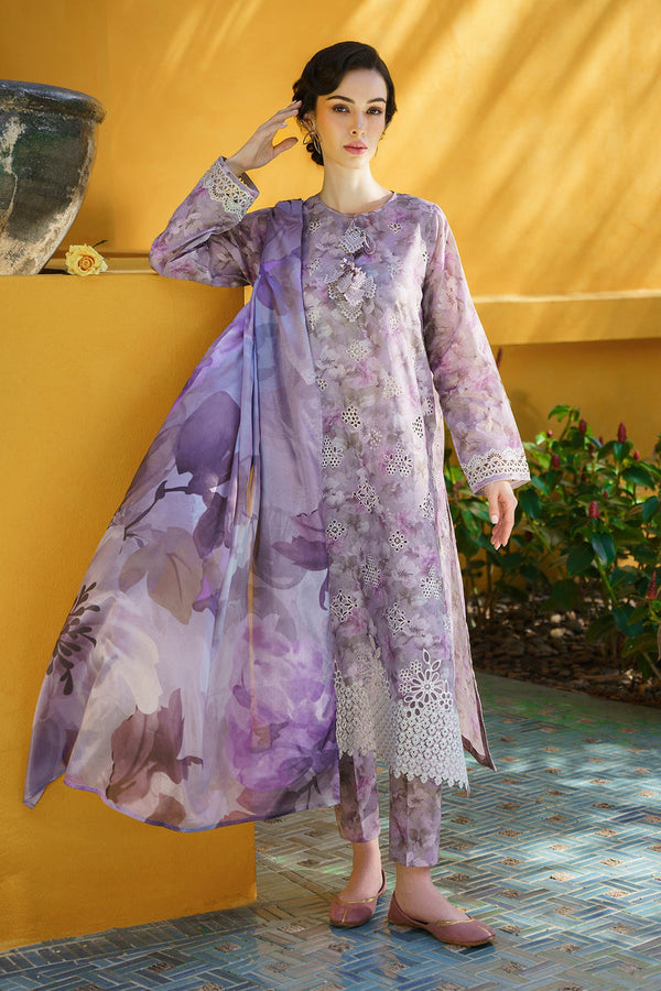 Baroque | Lawn Collection 24 | UF-579 - by - Libasekhas UK - Registered Vendor of : Baroque - 100% Original Designer Dresss