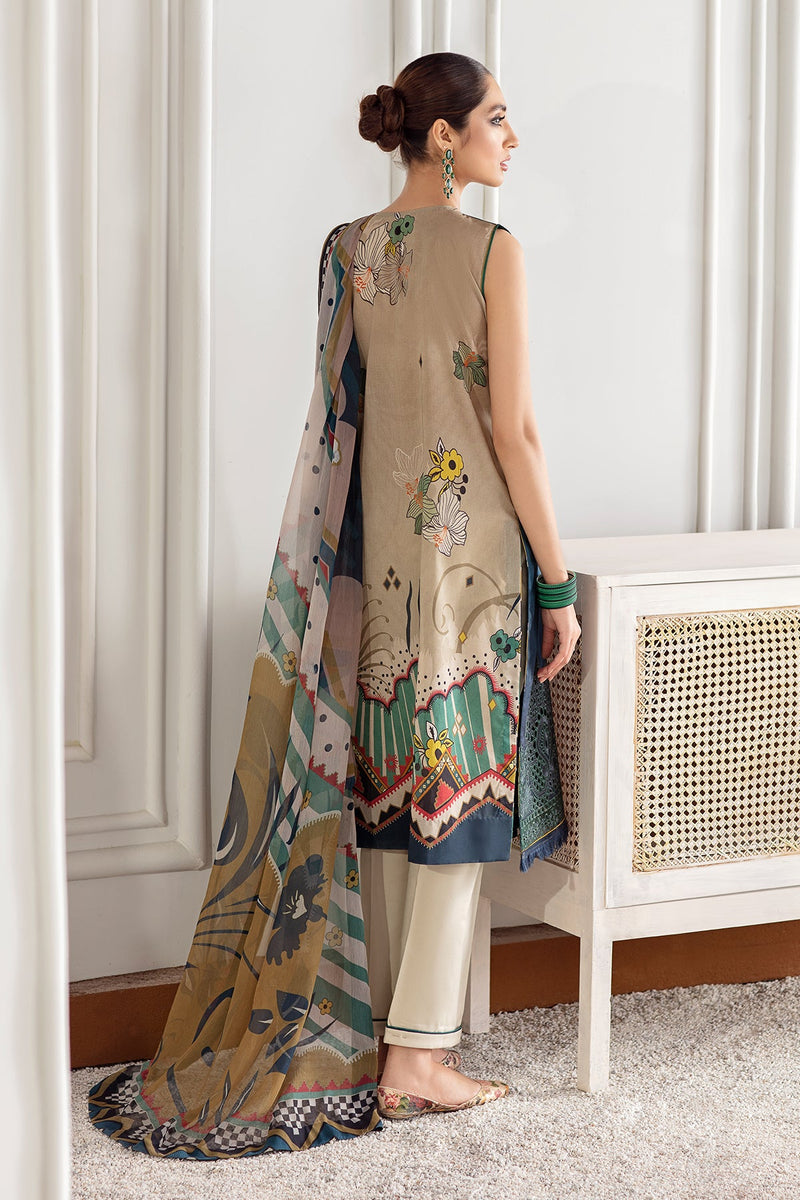 Baroque | Lawn Collection 24 | FL21-D1 - by - Libasekhas UK - Registered Vendor of : Baroque - 100% Original Designer Dresss