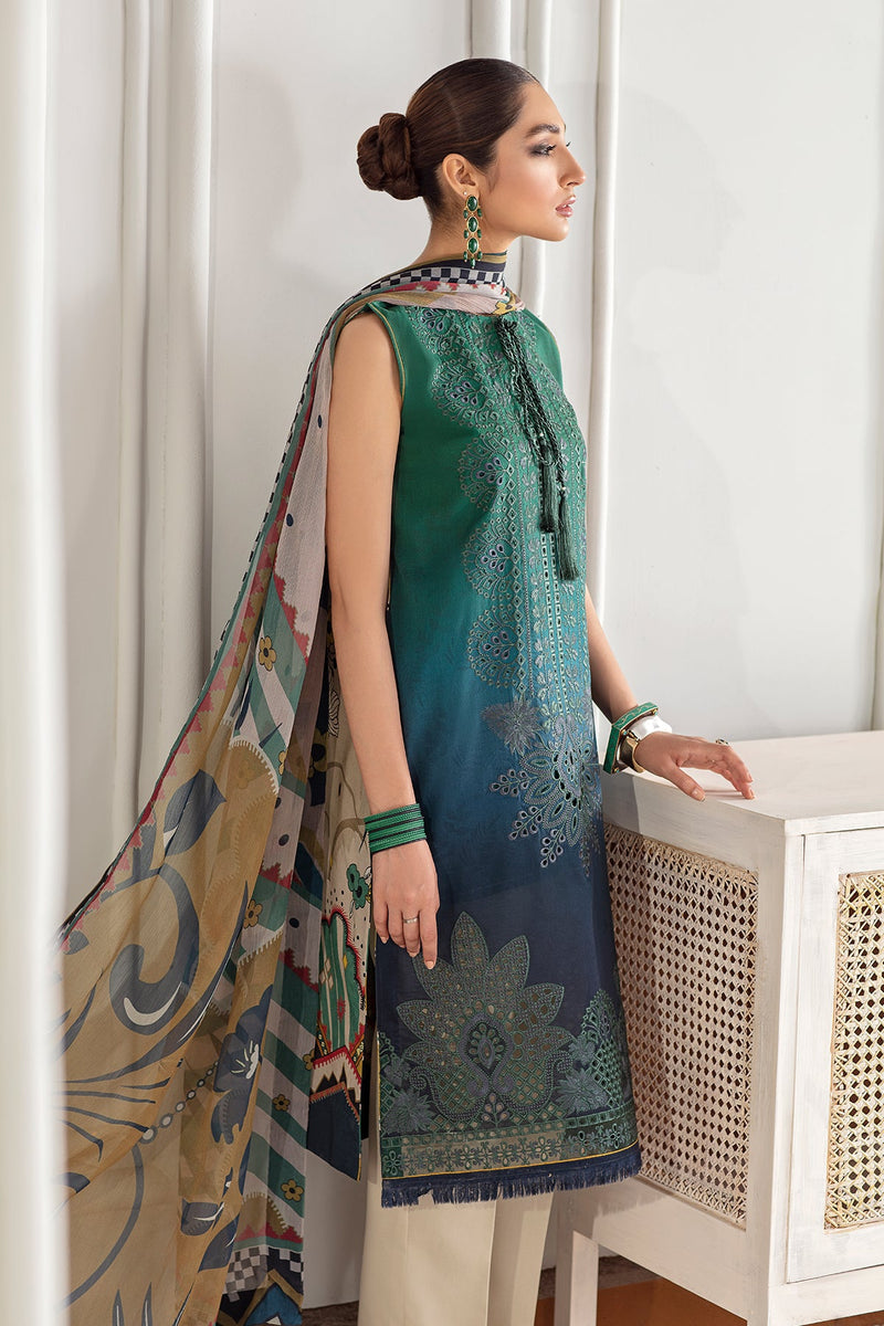 Baroque | Lawn Collection 24 | FL21-D1 - by - Libasekhas UK - Registered Vendor of : Baroque - 100% Original Designer Dresss