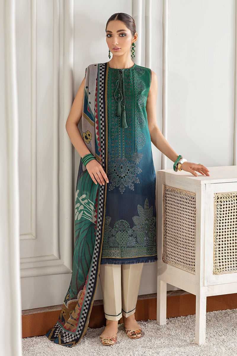 Baroque | Lawn Collection 24 | FL21-D1 - by - Libasekhas UK - Registered Vendor of : Baroque - 100% Original Designer Dresss