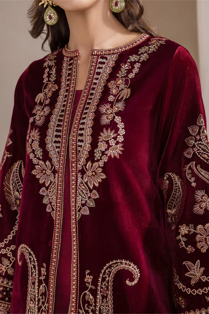 Baroque | Jahanara Luxury Velvet 23 | UF-421 - by - Libasekhas UK - Registered Vendor of : Baroque - 100% Original Designer Dresss