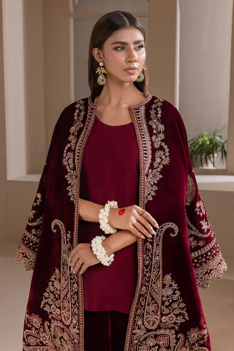 Baroque | Jahanara Luxury Velvet 23 | UF-421 - by - Libasekhas UK - Registered Vendor of : Baroque - 100% Original Designer Dresss