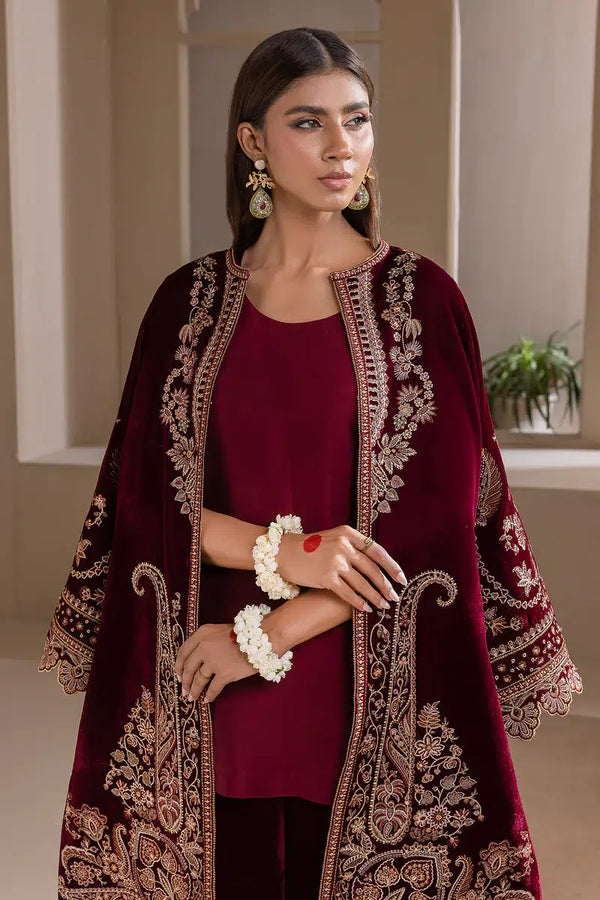 Baroque | Jahanara Luxury Velvet 23 | UF-421 - by - Libasekhas UK - Registered Vendor of : Baroque - 100% Original Designer Dresss