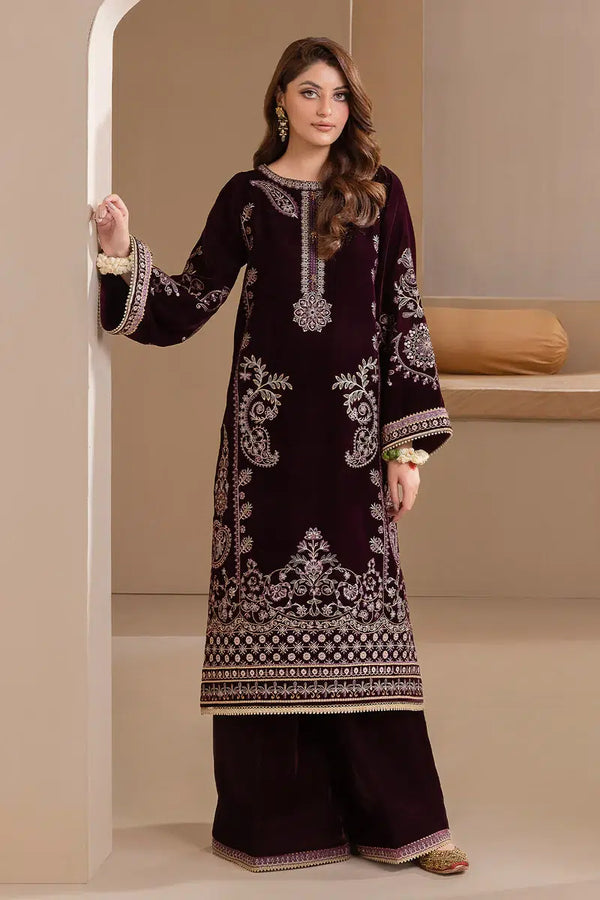 Baroque | Jahanara Luxury Velvet 23 | UF-422 - by - Libasekhas UK - Registered Vendor of : Baroque - 100% Original Designer Dresss