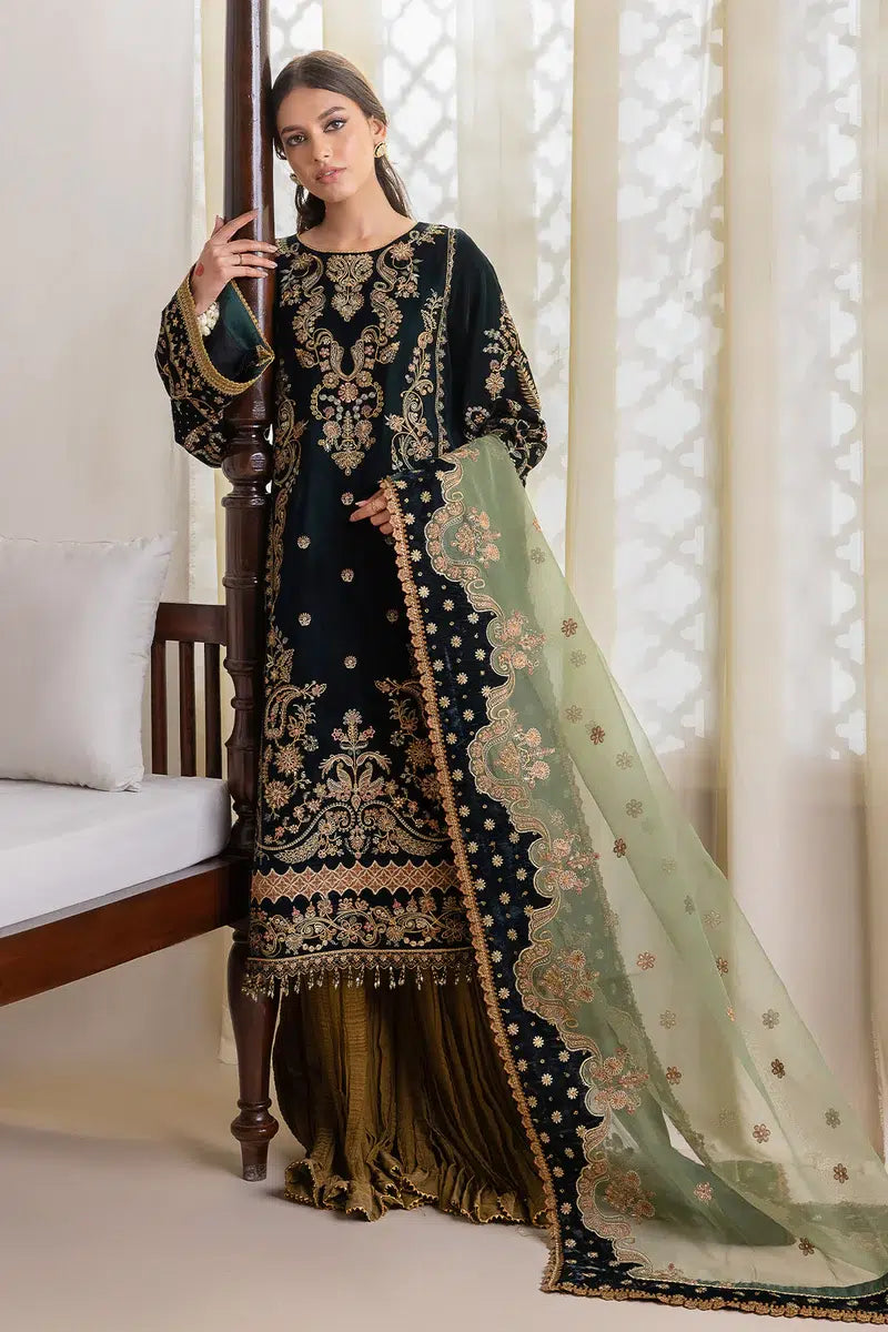 Baroque | Jahanara Luxury Velvet 23 | UF-423 - by - Libasekhas UK - Registered Vendor of : Baroque - 100% Original Designer Dresss