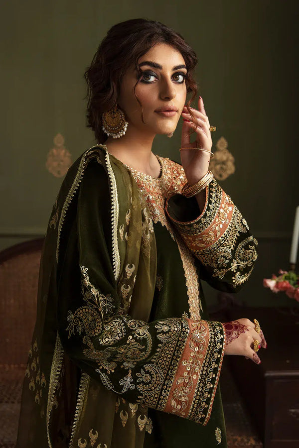 Baroque | Jahanara Luxury Velvet 23 | UF-461 - by - Libasekhas UK - Registered Vendor of : Baroque - 100% Original Designer Dresss